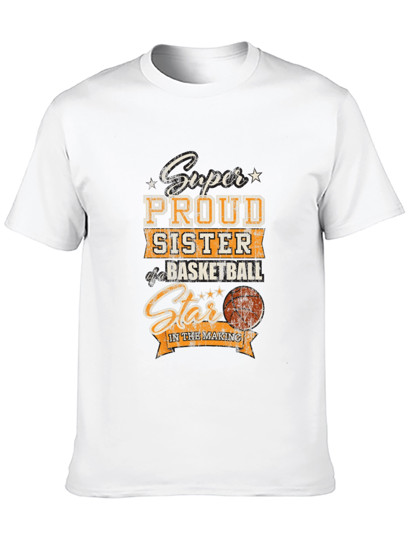 Proud Sister Basketball Star T-Shirt