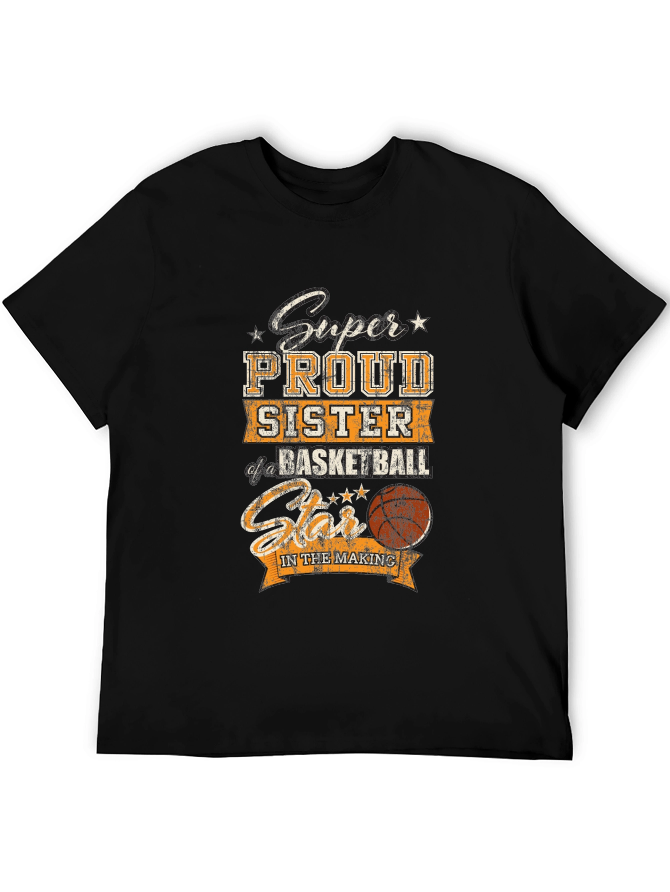 Proud Sister Basketball Star T-Shirt
