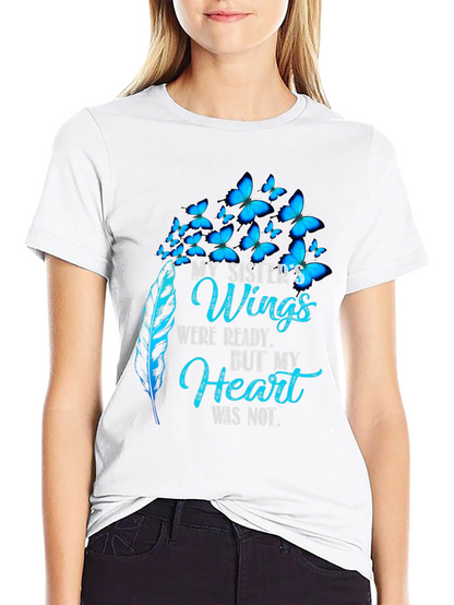My Sisters Wings Butterfly Memorial T-Shirt