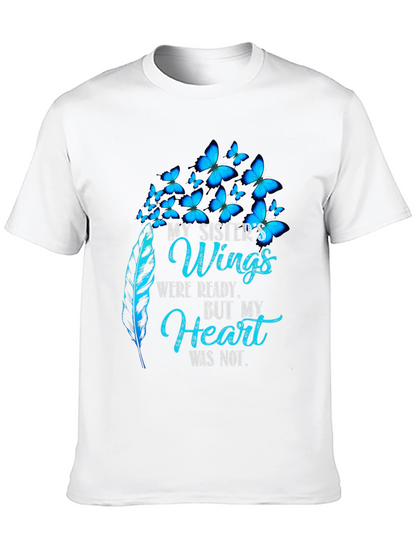 My Sisters Wings Butterfly Memorial T-Shirt