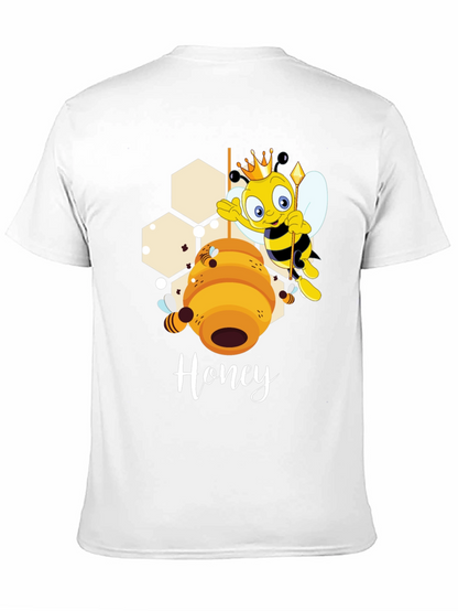 Honey Bee Cartoon Graphic T-Shirt