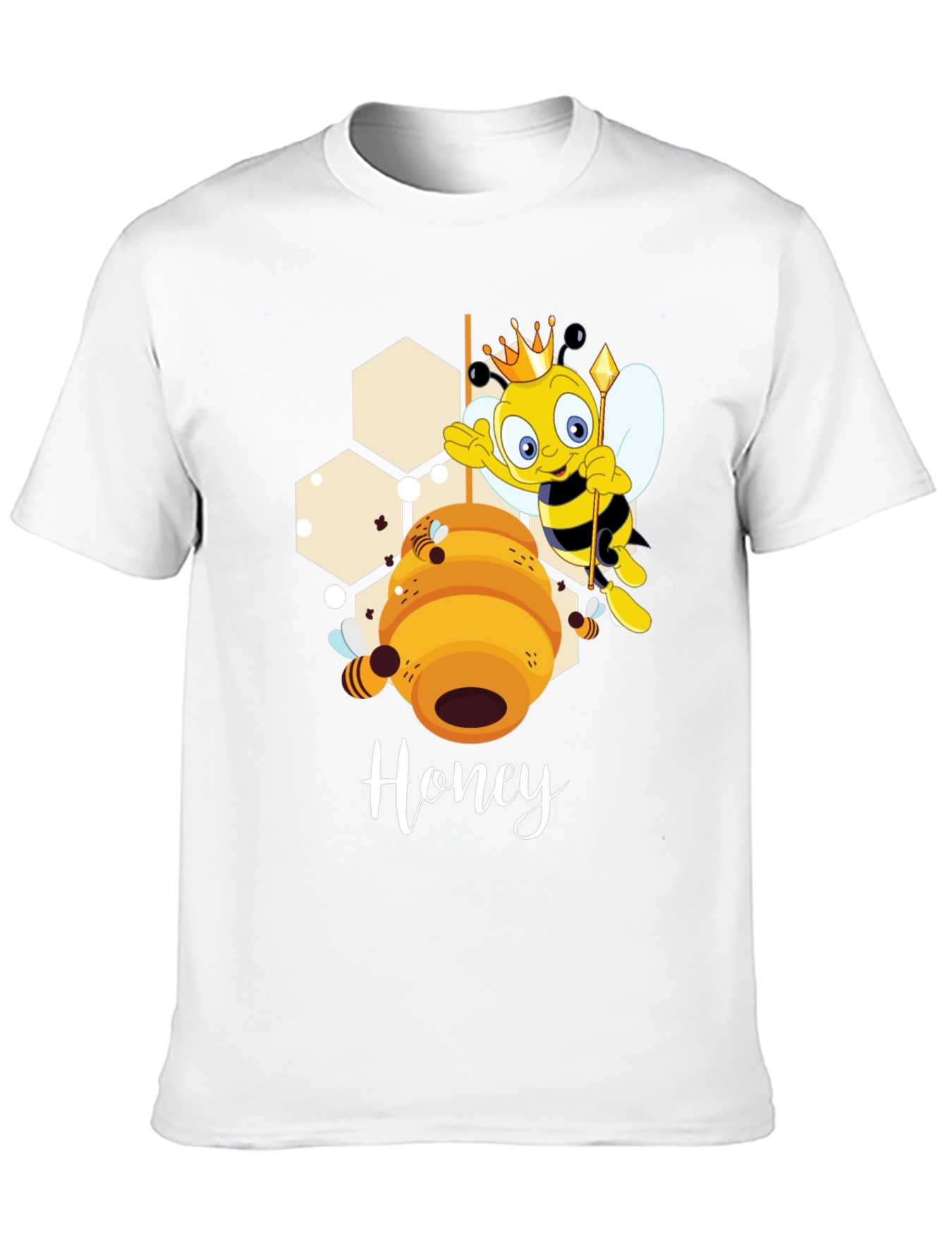 Honey Bee Cartoon Graphic T-Shirt