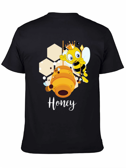 Honey Bee Cartoon Graphic T-Shirt