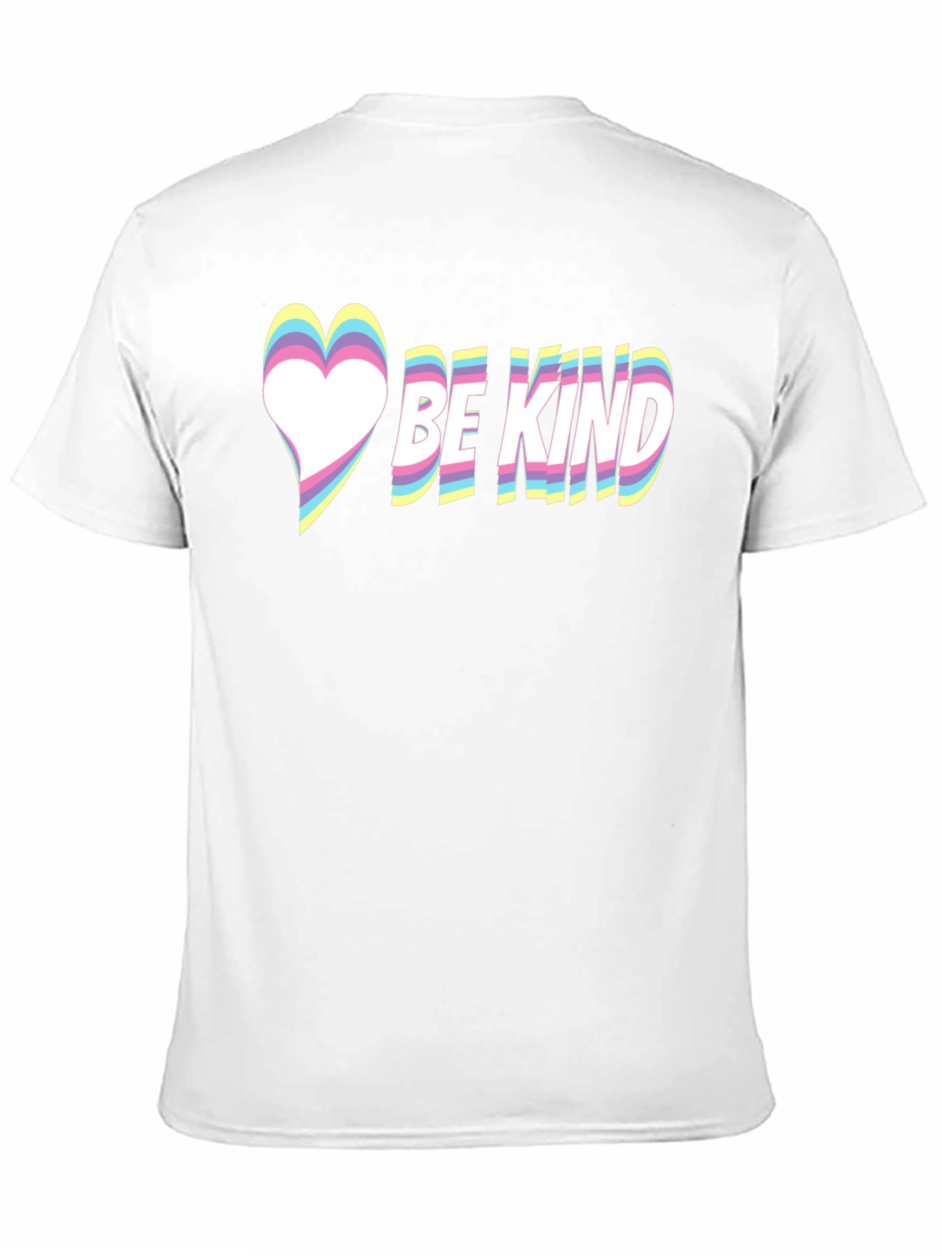 Be Kind Heart Graphic Tee - Black Casual T-Shirt