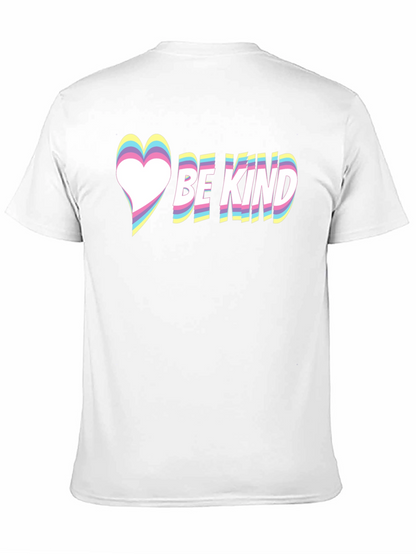 Be Kind Heart Graphic Tee - Black Casual T-Shirt