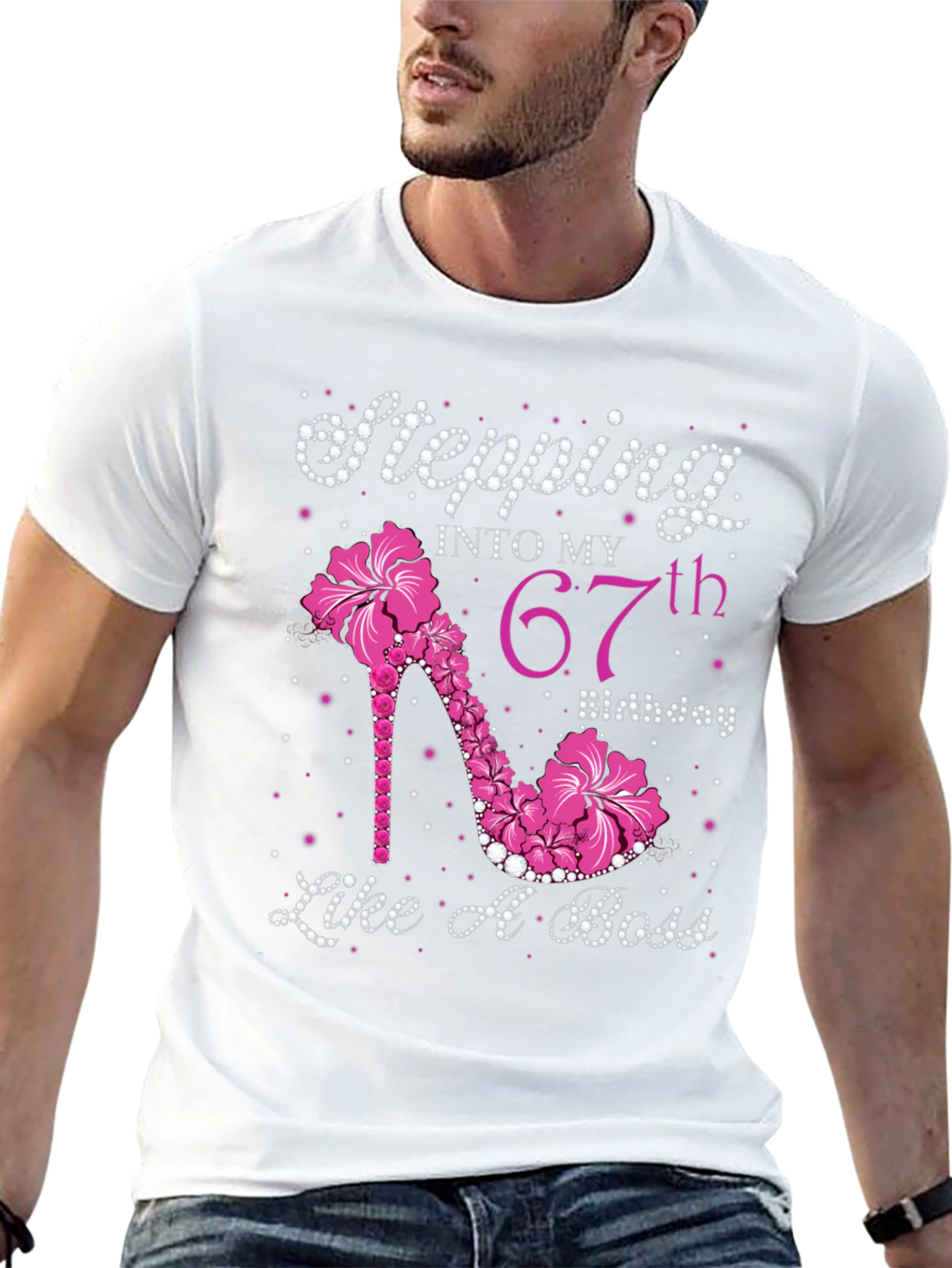 Stepping Into My 67th Birthday T-Shirt