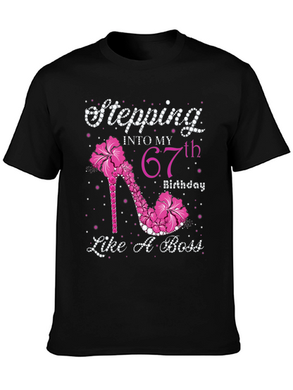 Stepping Into My 67th Birthday T-Shirt