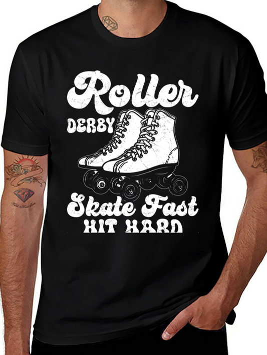 Roller Derby Skate Fast Hit Hard T-Shirt