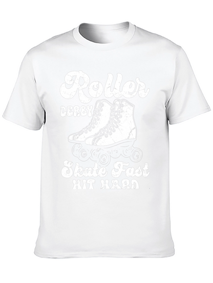 Roller Derby Skate Fast Hit Hard T-Shirt