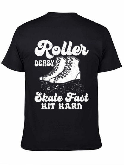 Roller Derby Skate Fast Hit Hard T-Shirt