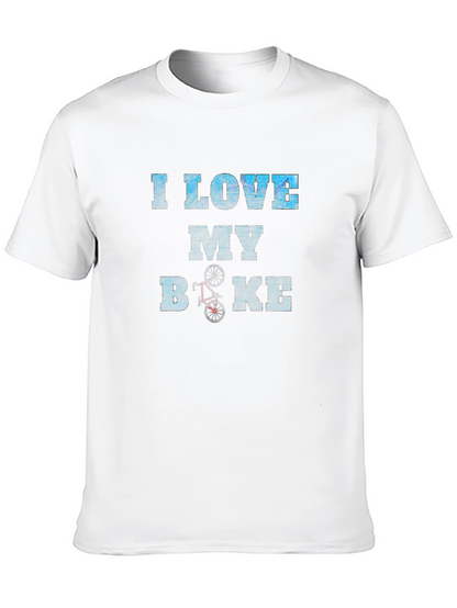 I Love My Bike Graphic Tee - Black