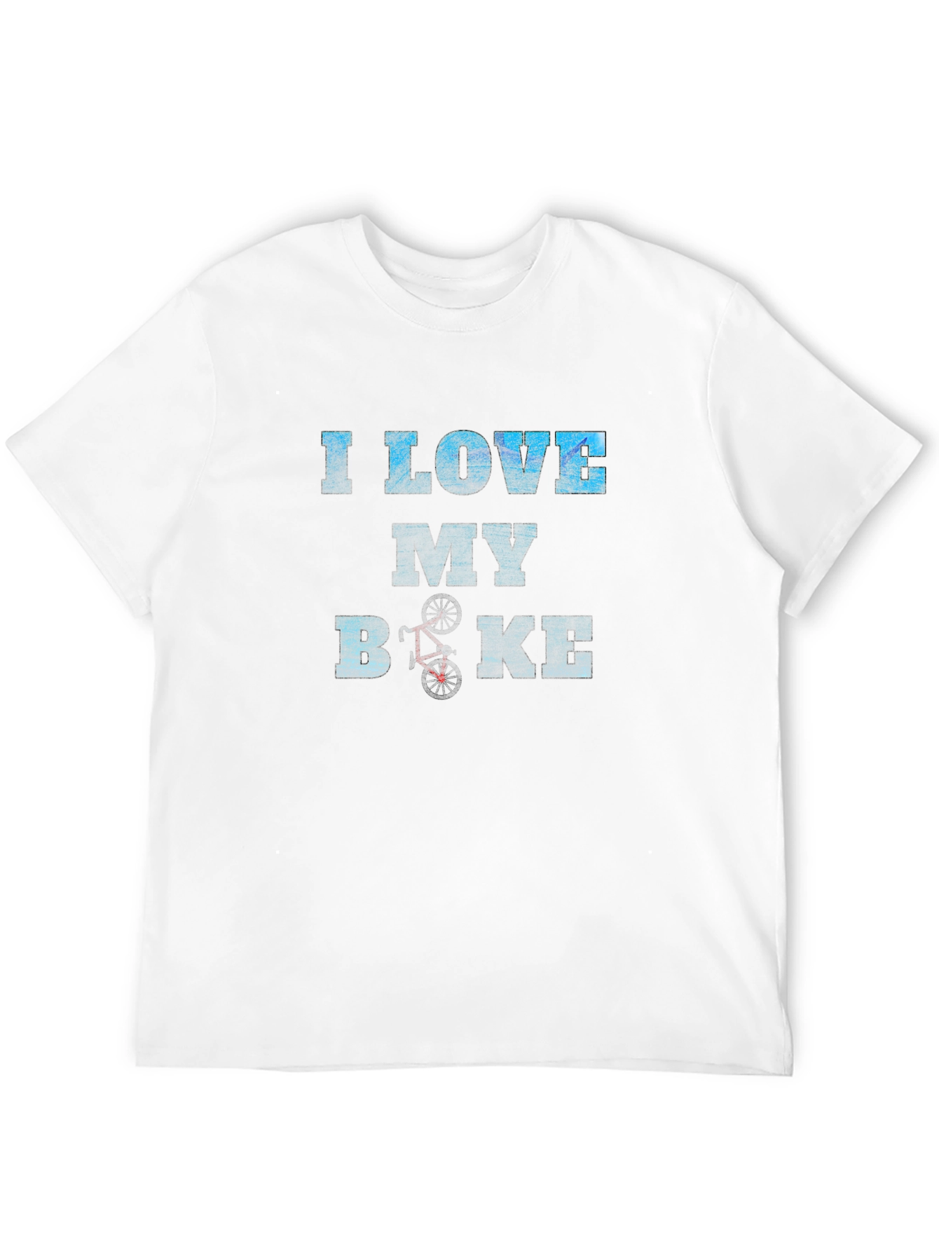 I Love My Bike Graphic Tee - Black