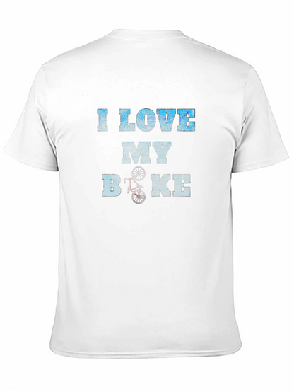 I Love My Bike Graphic Tee - Black