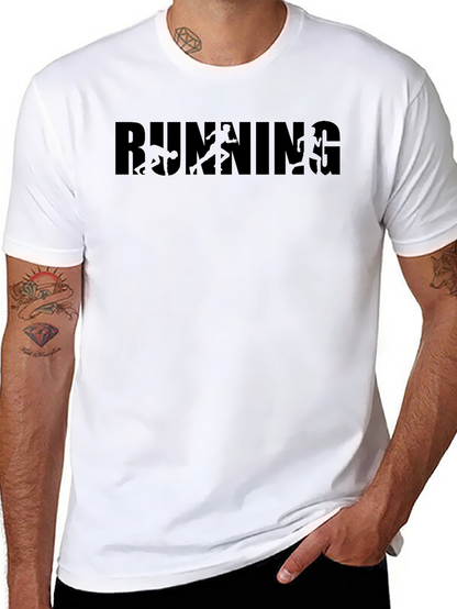 Running Enthusiast Black T-Shirt