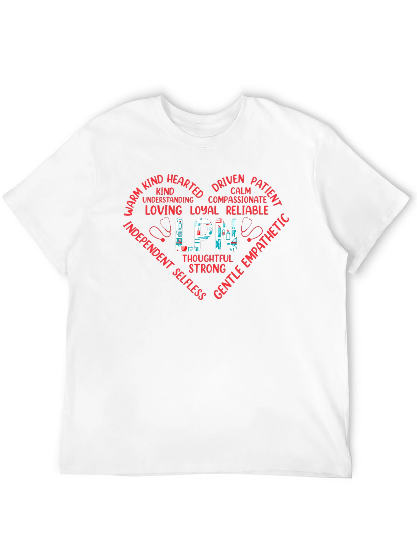 LPN Heart T-Shirt - Nurse Appreciation Tee