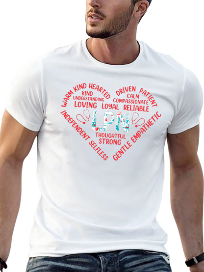 LPN Heart T-Shirt - Nurse Appreciation Tee