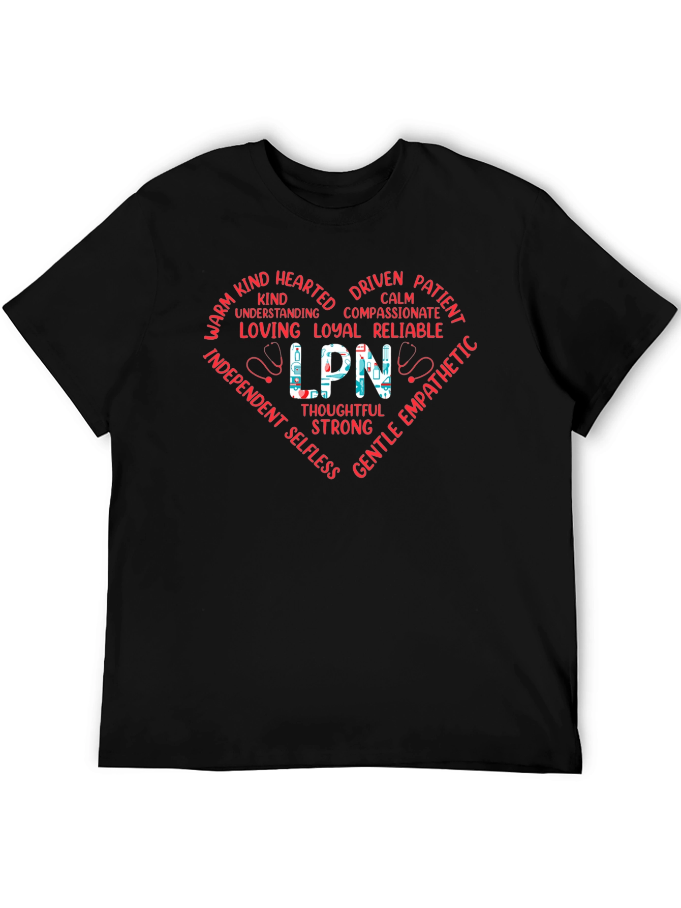 LPN Heart T-Shirt - Nurse Appreciation Tee