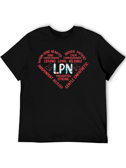 LPN Heart T-Shirt - Nurse Appreciation Tee
