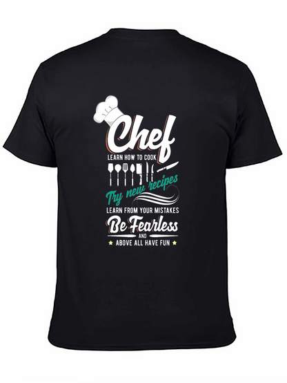 Chef T-Shirt: Cook Learn Be Fearless