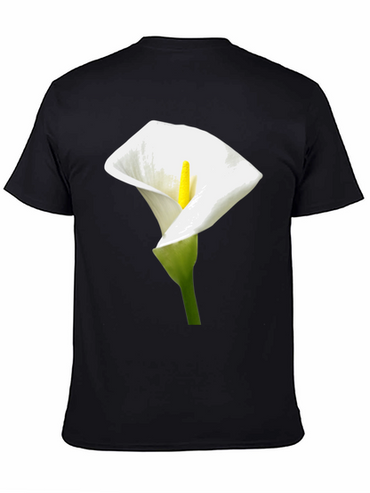 Calla Lily Graphic Tee - Elegant Floral Design