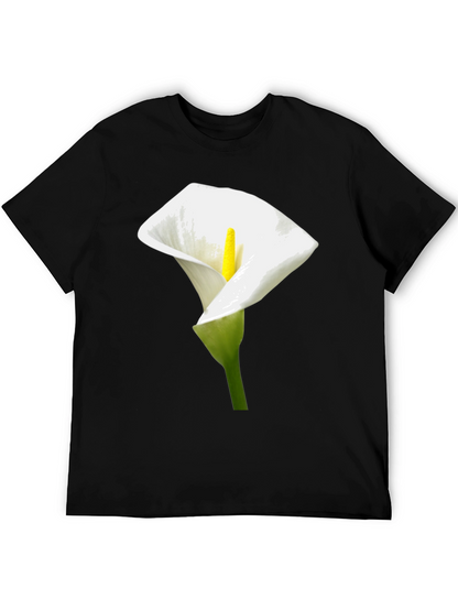 Calla Lily Graphic Tee - Elegant Floral Design