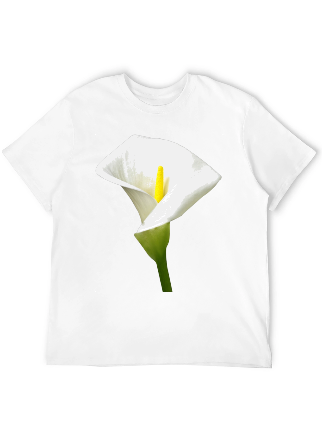 Calla Lily Graphic Tee - Elegant Floral Design