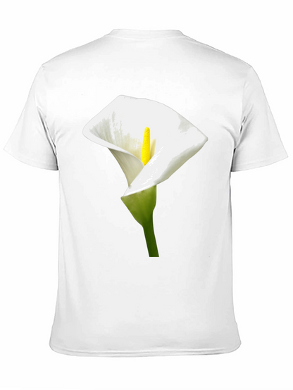 Calla Lily Graphic Tee - Elegant Floral Design