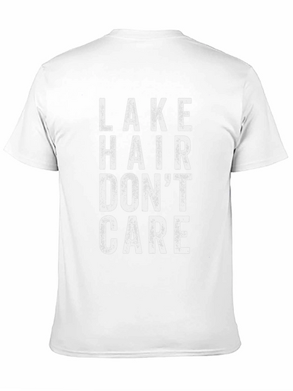 Lake Hair Dont Care Black T-Shirt