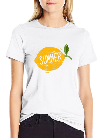 Summer Lemon Graphic T-Shirt