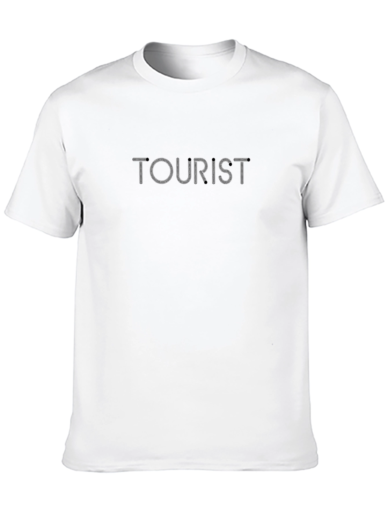 Tourist Black Graphic Tee - Stylish & Comfortable