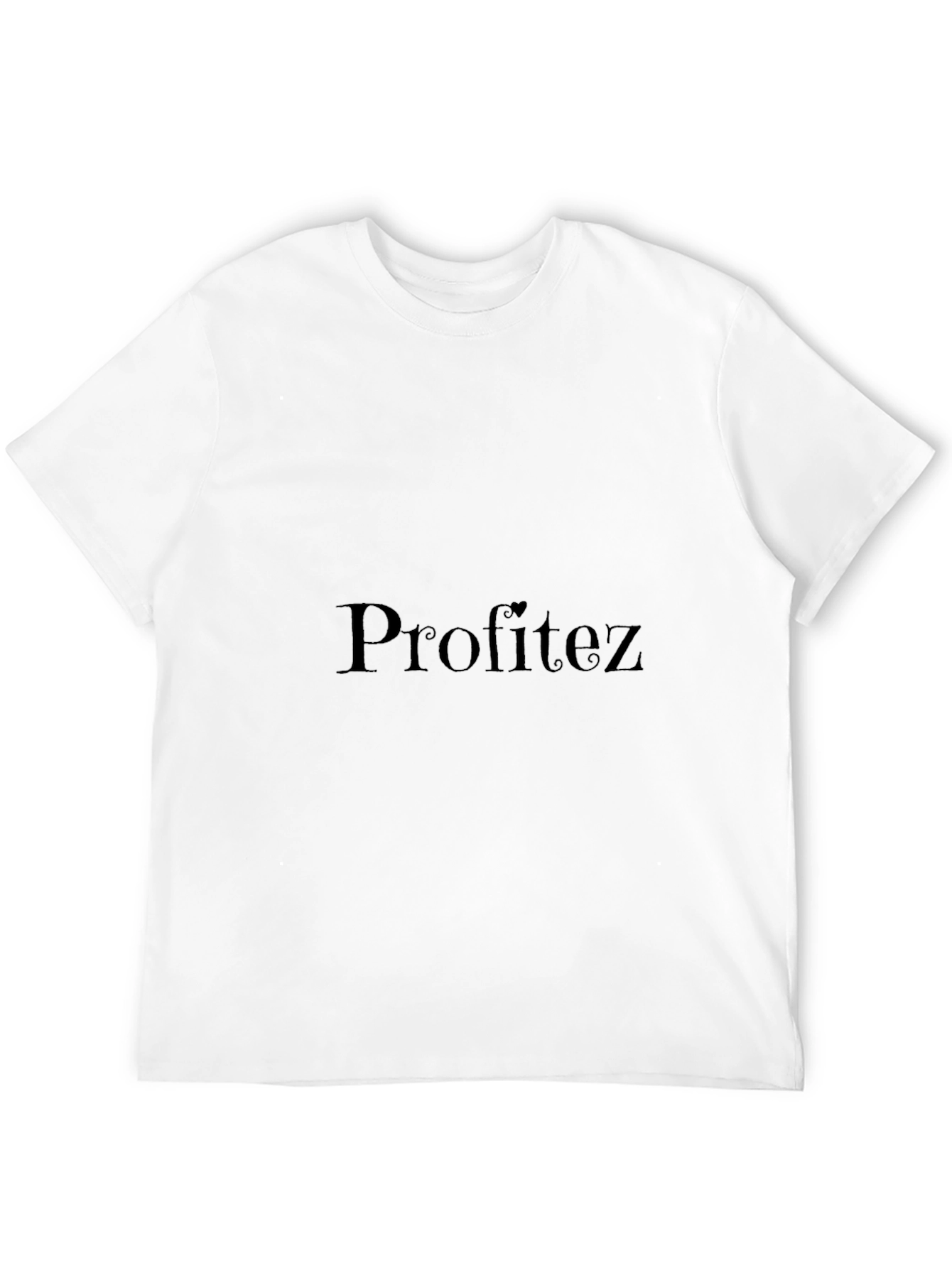 Profitez Black T-Shirt - Stylish Comfort