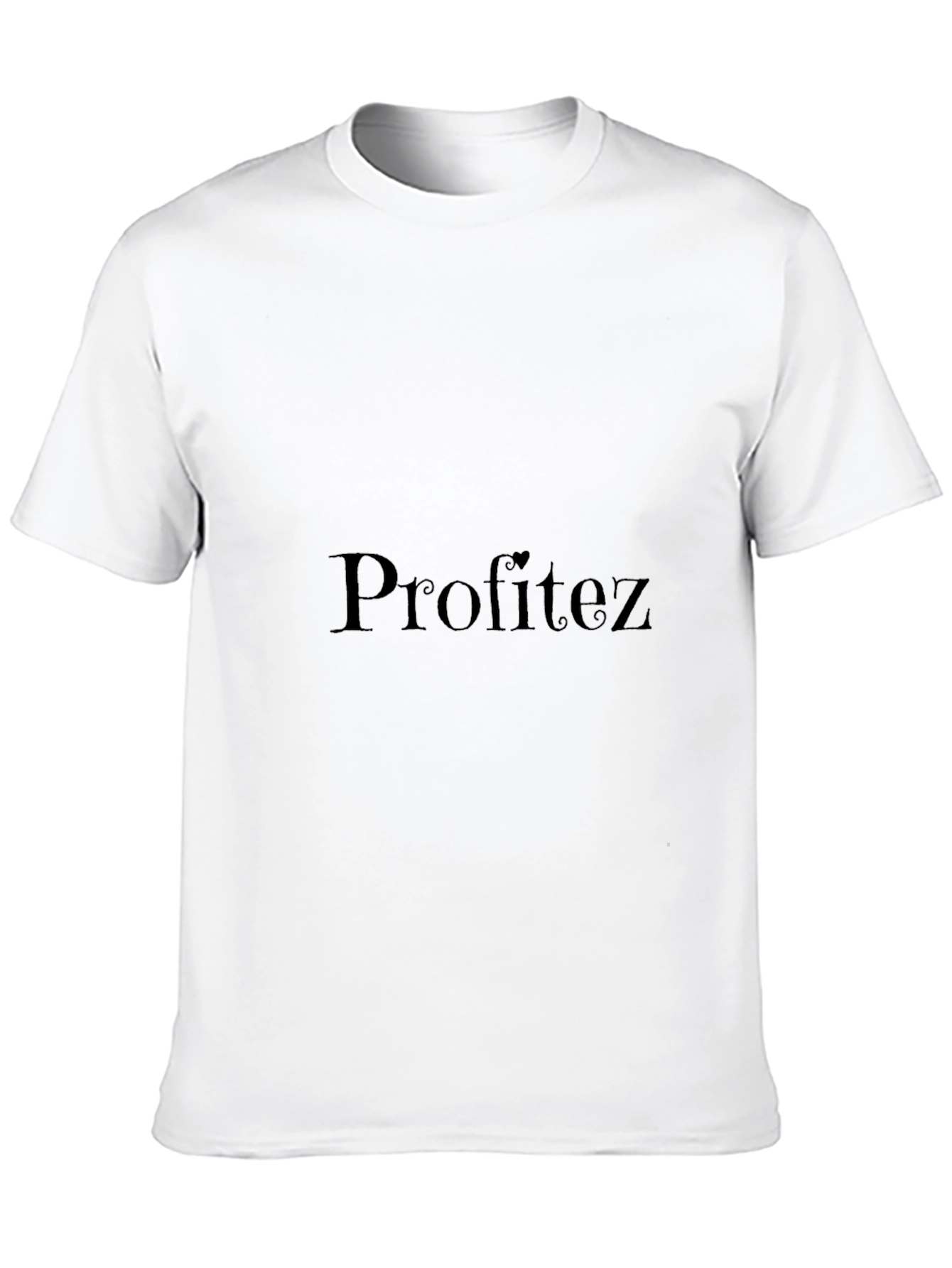 Profitez Black T-Shirt - Stylish Comfort