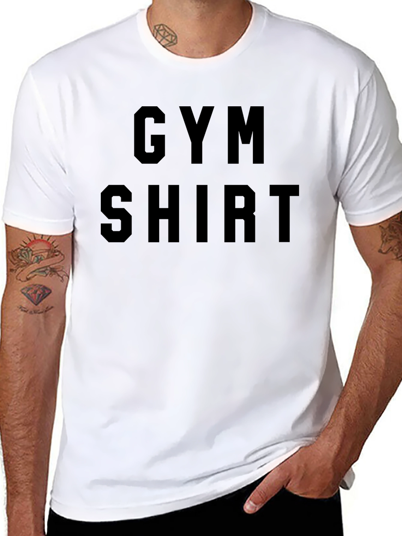 Gym Shirt - Black Training Tee