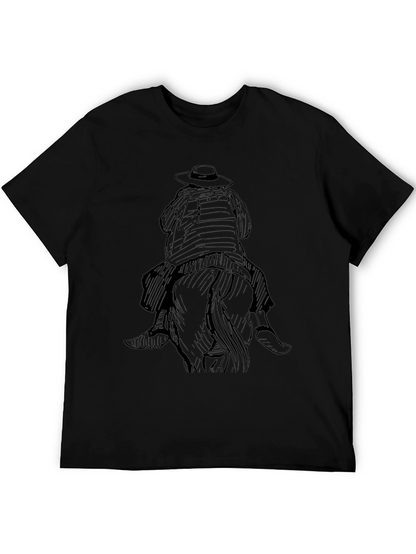 Black Cowboy Rider Graphic Tee