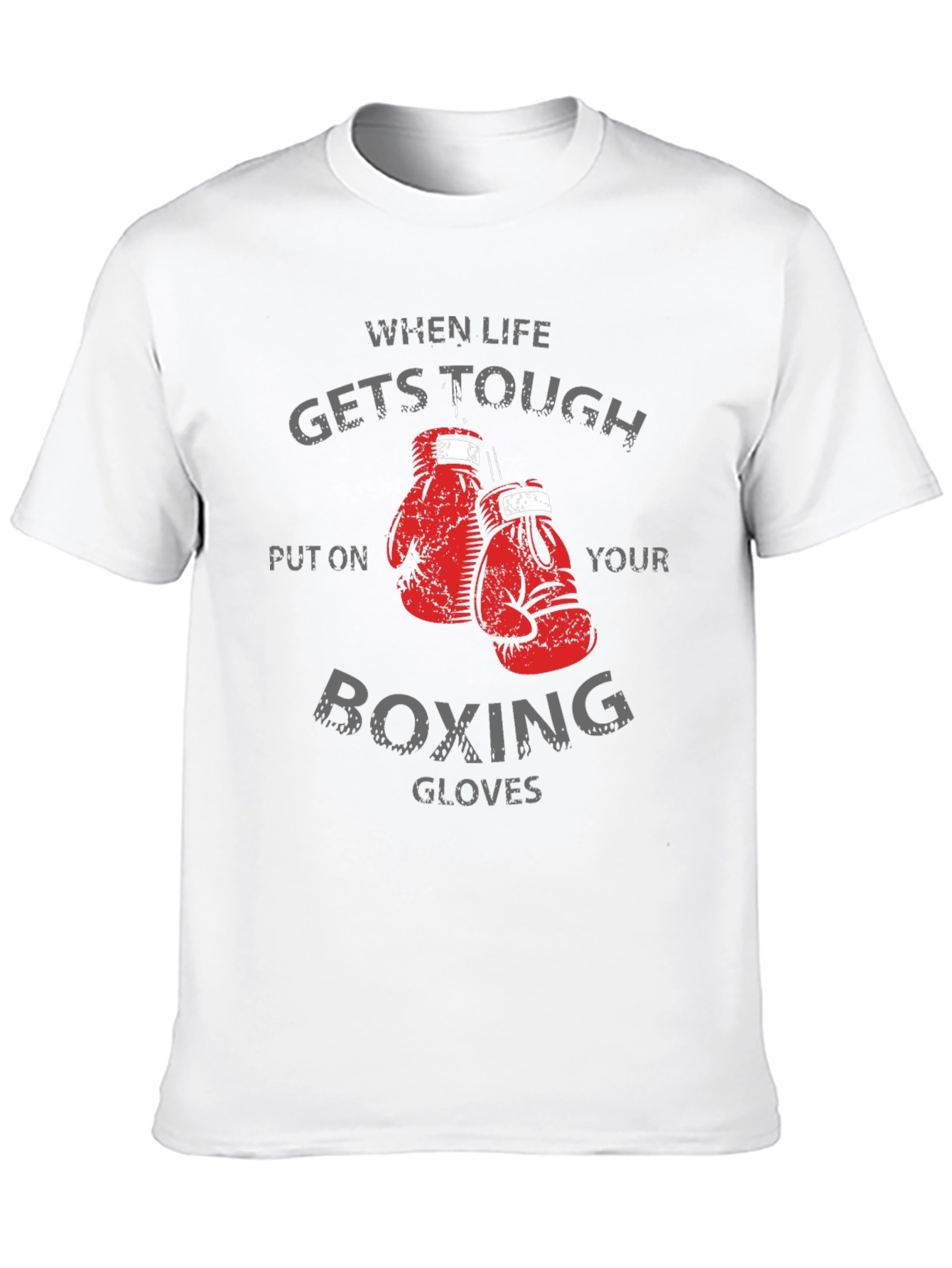 Tough Times Boxing Gloves Graphic Tee