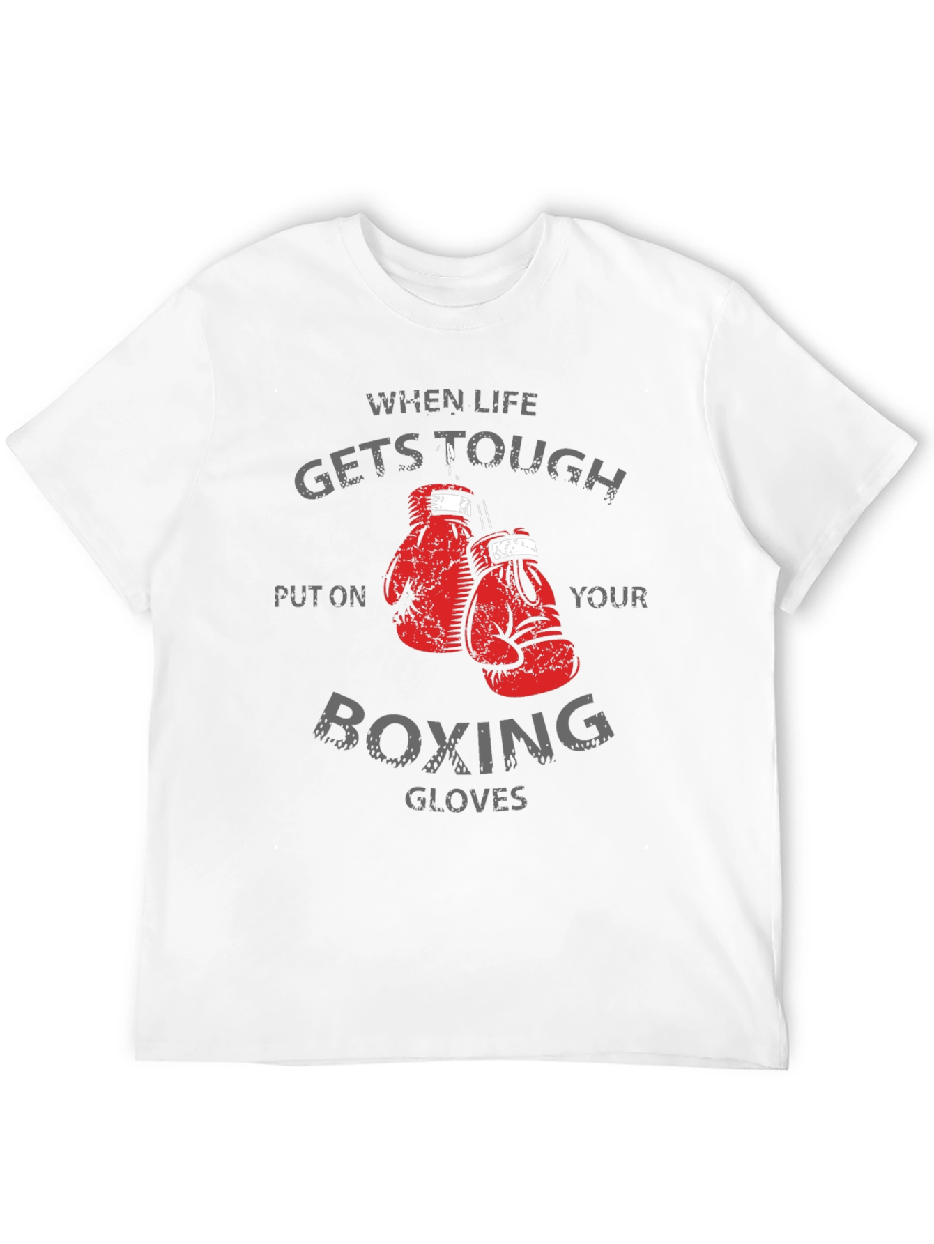 Tough Times Boxing Gloves Graphic Tee