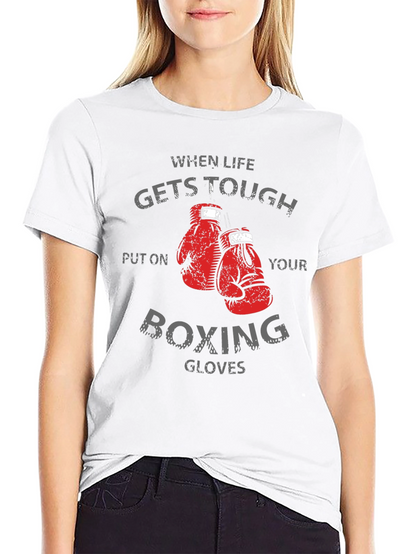 Tough Times Boxing Gloves Graphic Tee