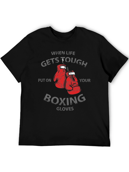 Tough Times Boxing Gloves Graphic Tee