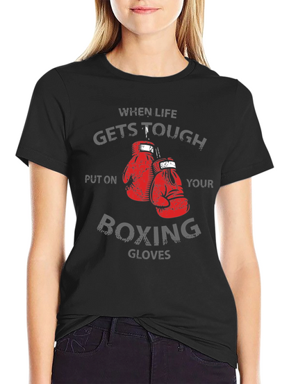 Tough Times Boxing Gloves Graphic Tee