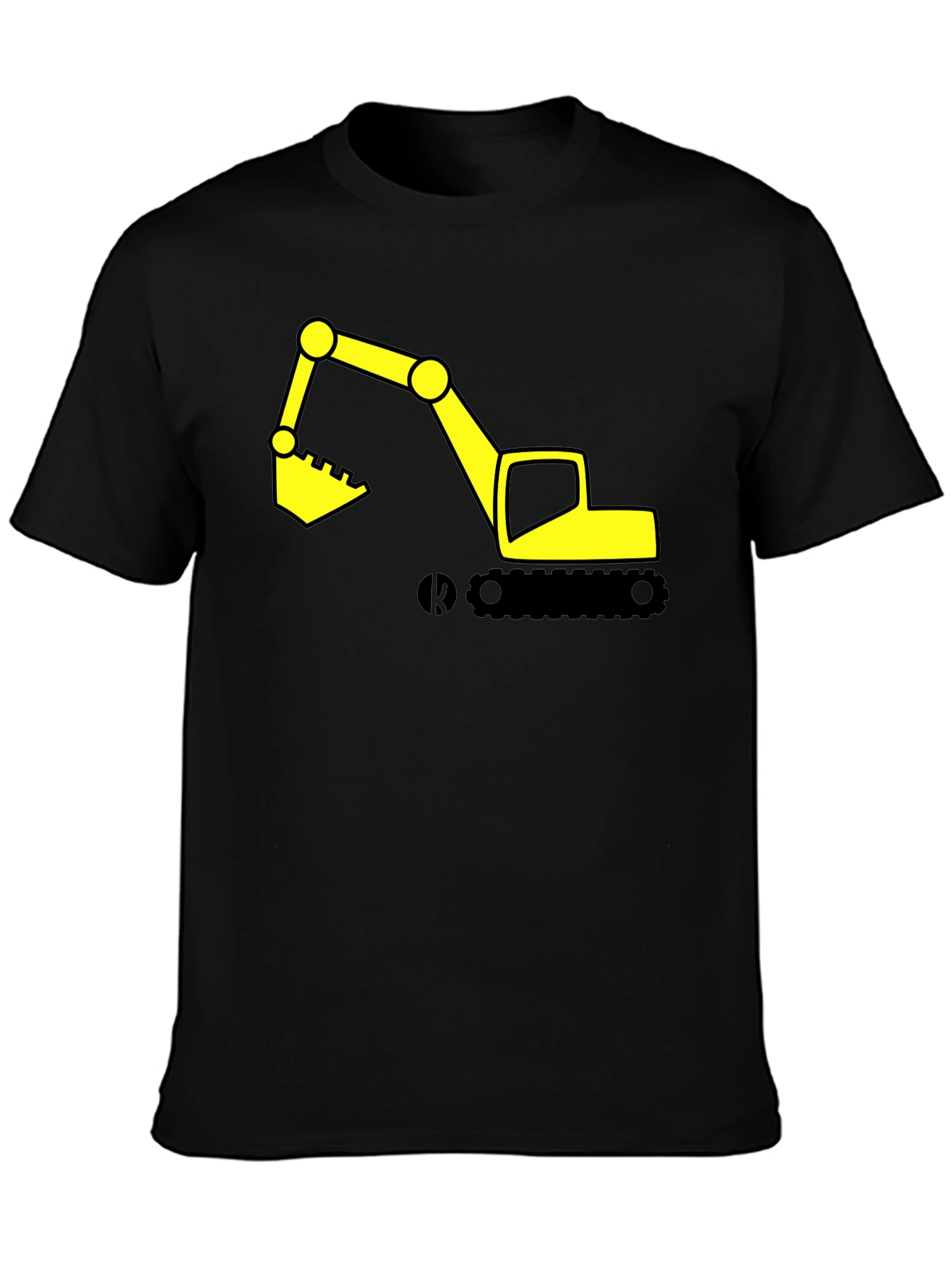 Excavator Graphic Tee - Construction Vehicle Shirt