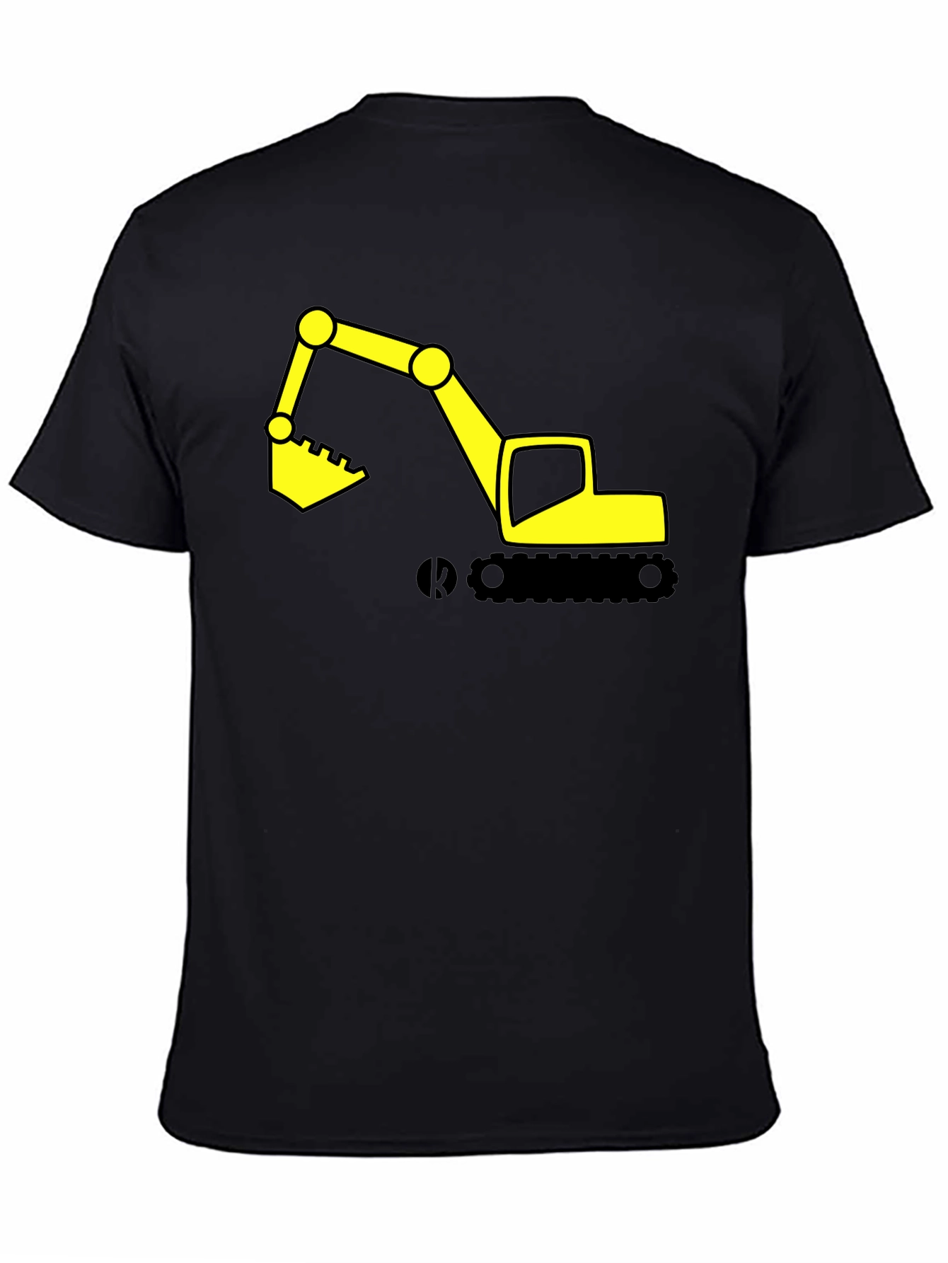 Excavator Graphic Tee - Construction Vehicle Shirt