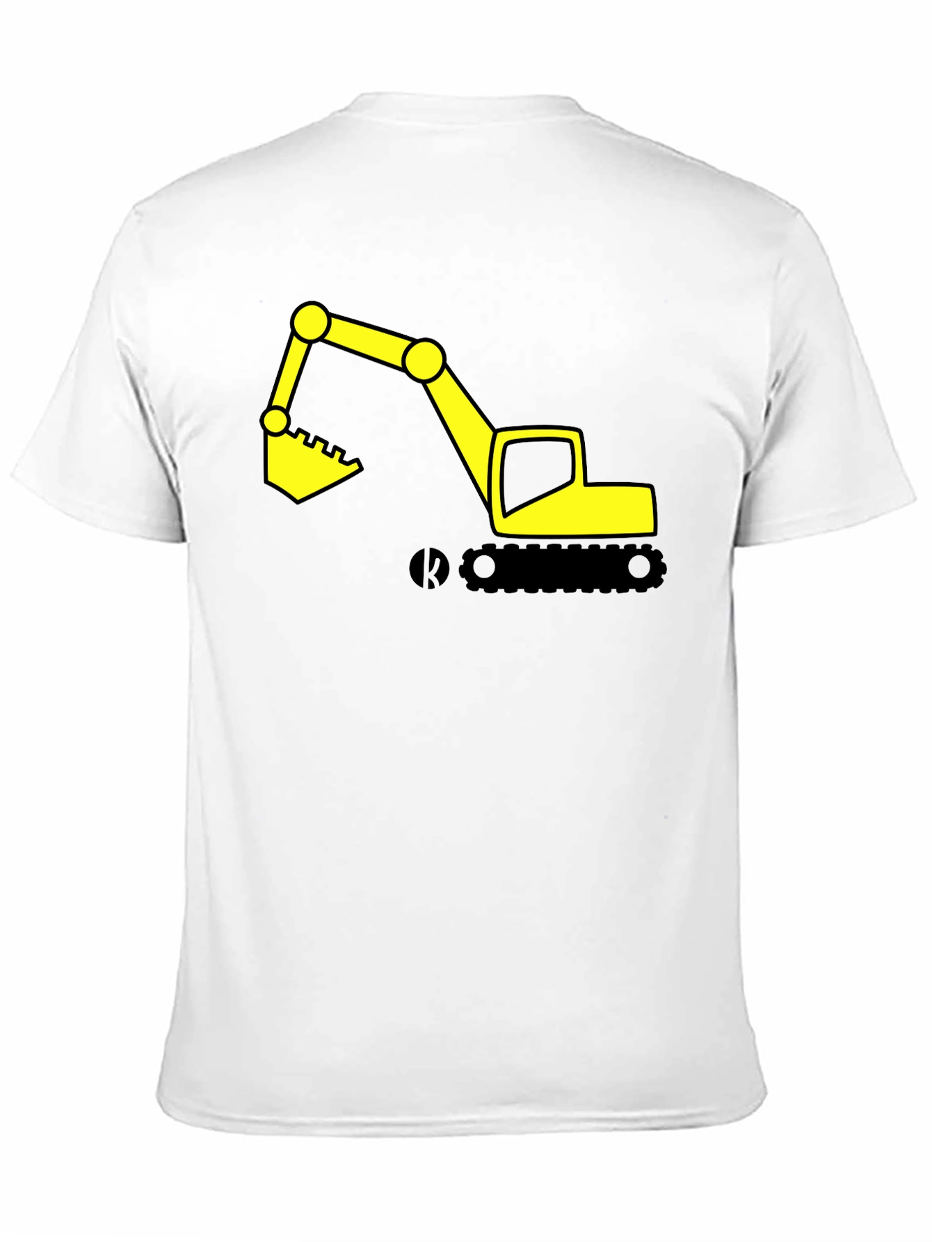Excavator Graphic Tee - Construction Vehicle Shirt