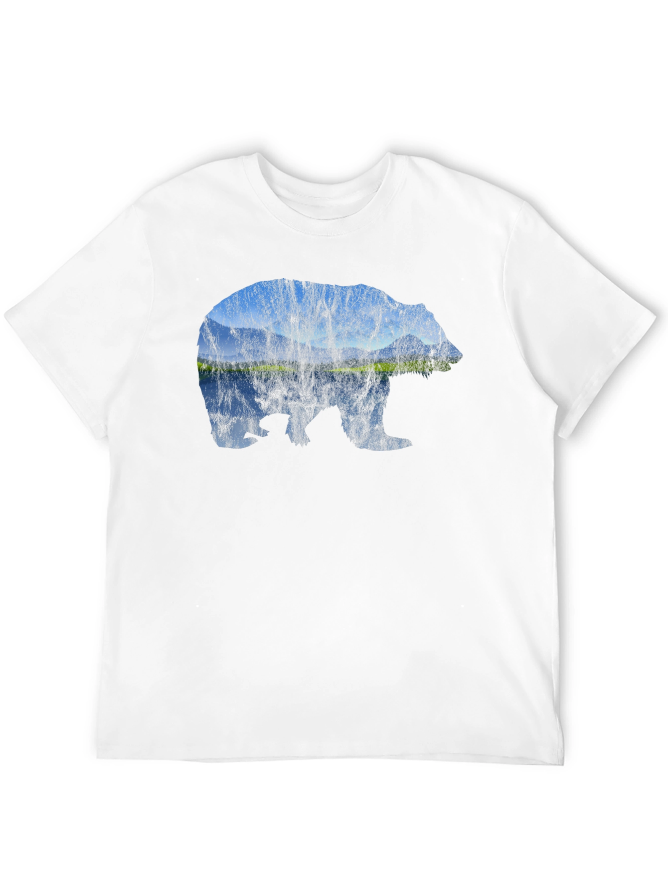 Bear Landscape Graphic Tee