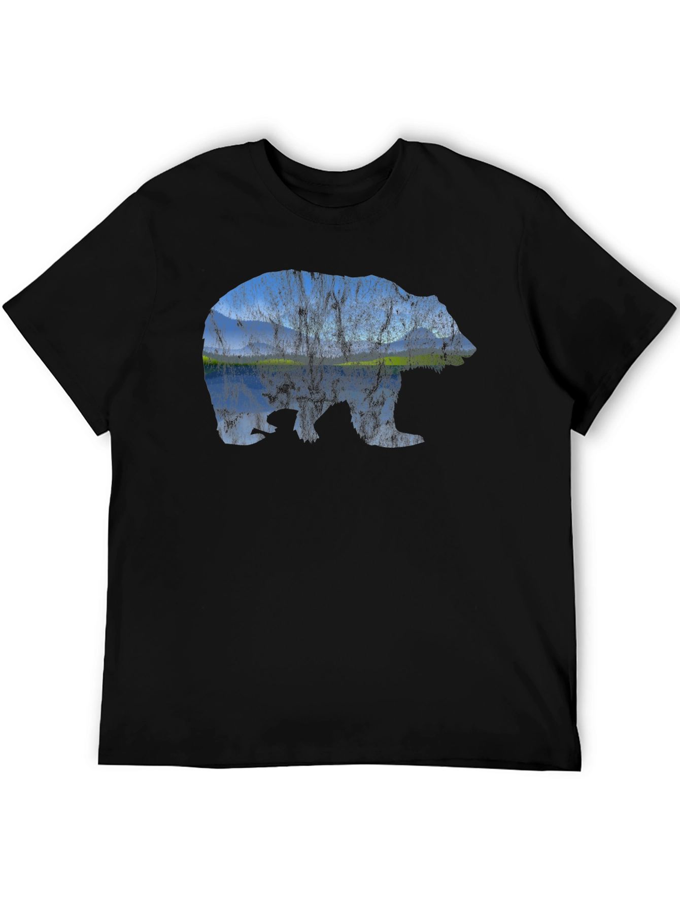 Bear Landscape Graphic Tee