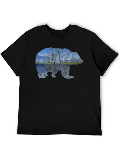 Bear Landscape Graphic Tee