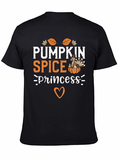 Pumpkin Spice Princess Thanksgiving T-Shirt