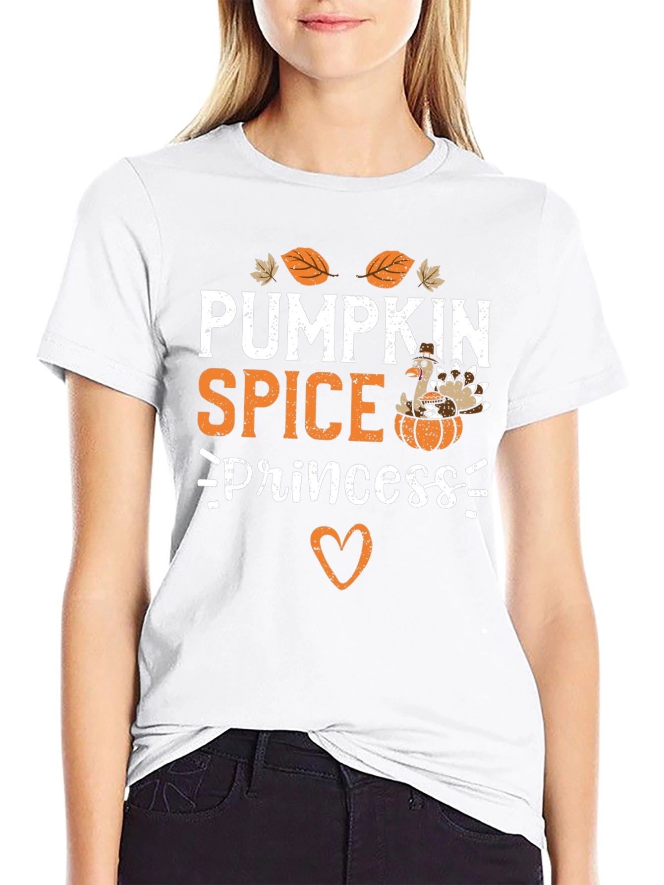 Pumpkin Spice Princess Thanksgiving T-Shirt