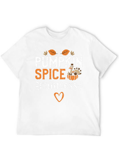 Pumpkin Spice Princess Thanksgiving T-Shirt