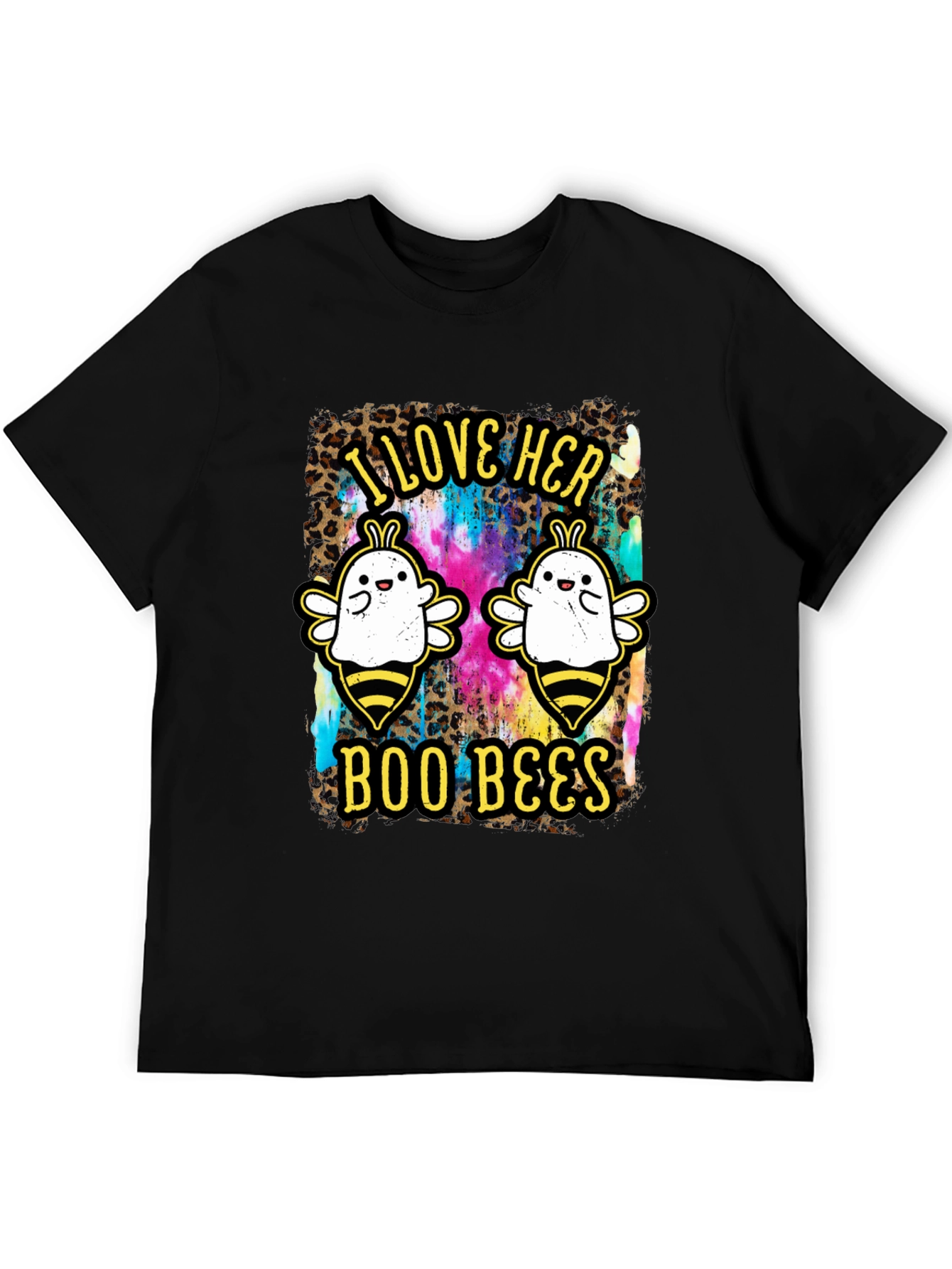 I Love Her Boo Bees Halloween T-Shirt