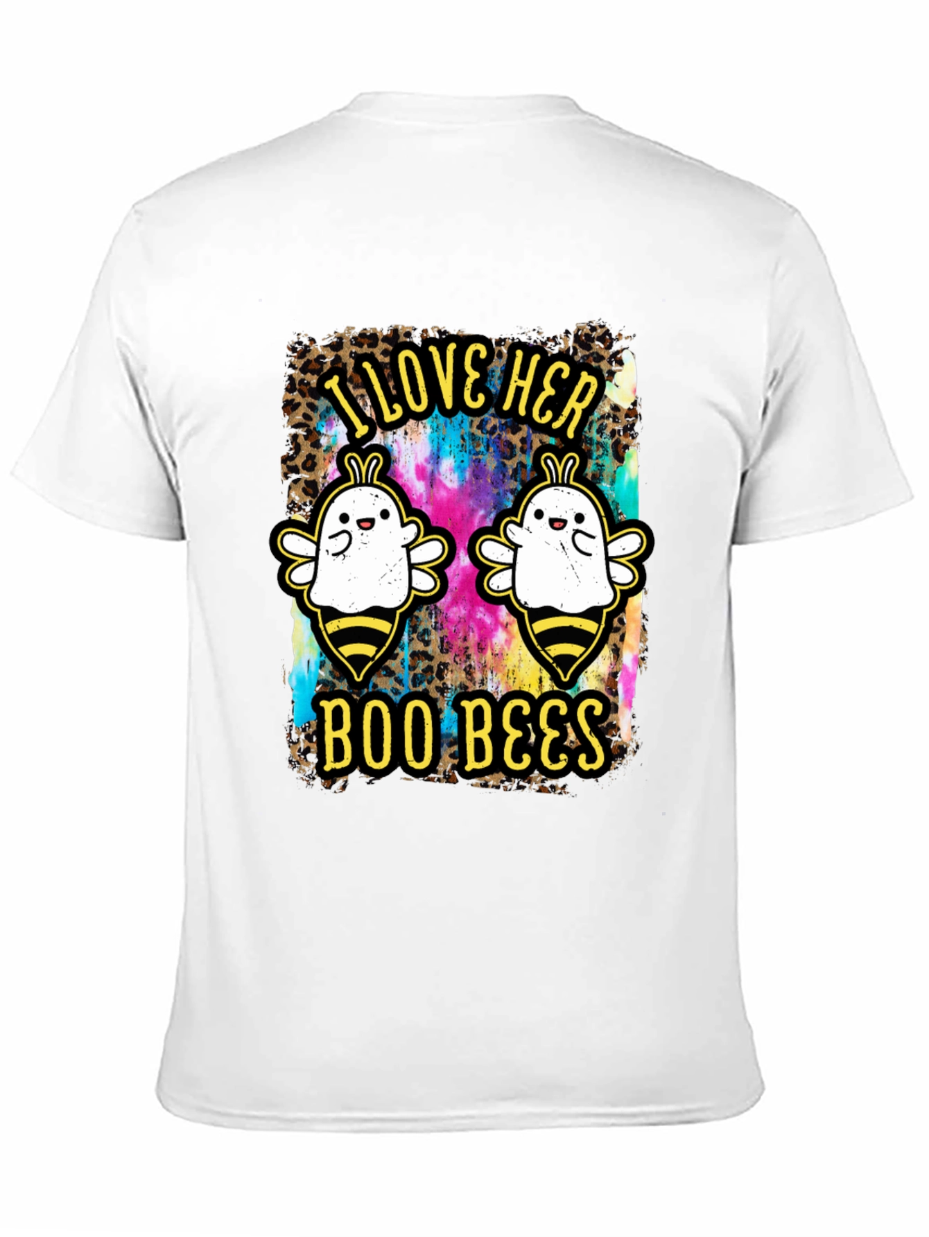 I Love Her Boo Bees Halloween T-Shirt
